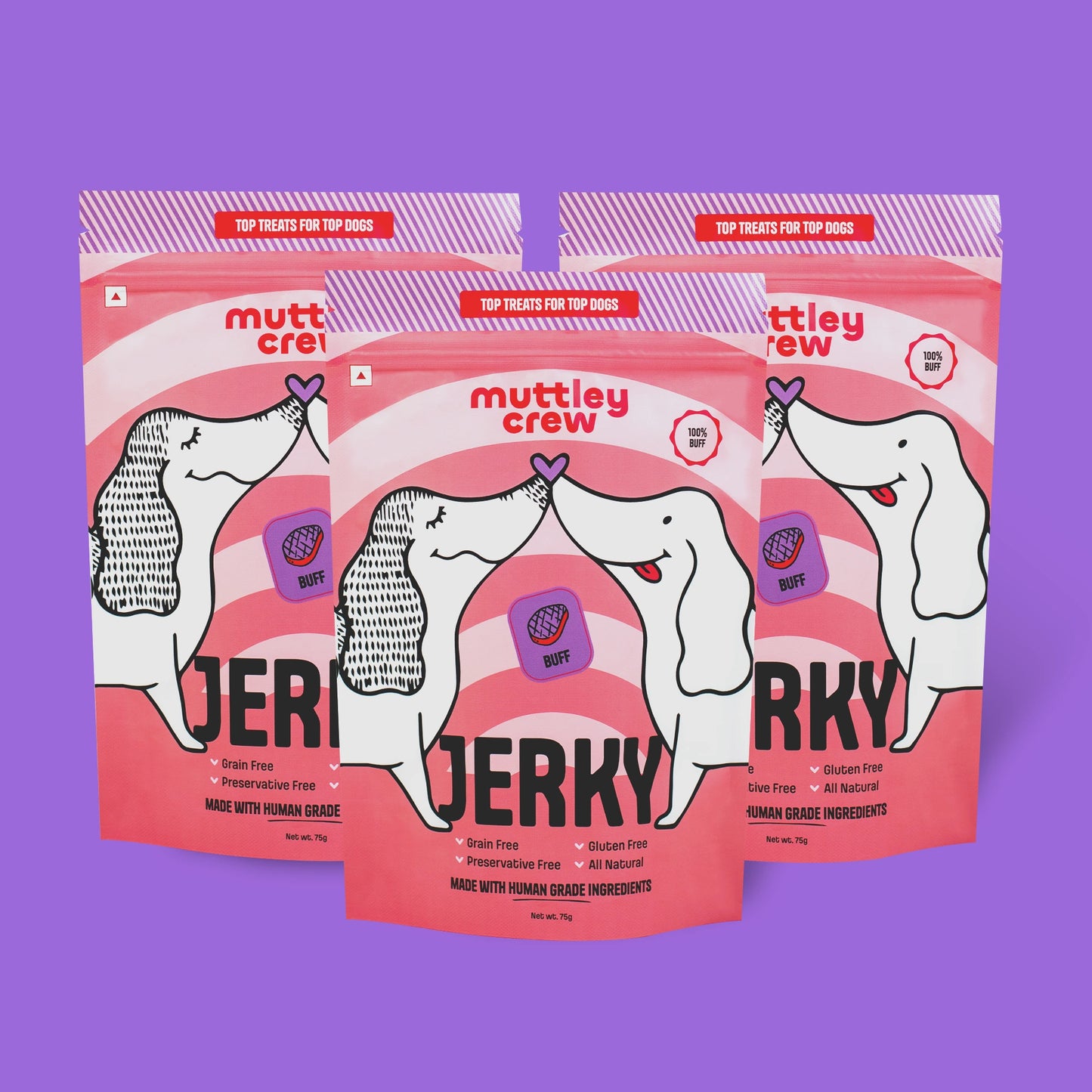 Buff Jerky - Muttley Crew Pet Treats Private Limited