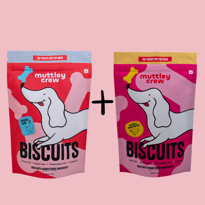 The Chicken Situation - Chicken Liver Biscuits + Chicken & Peanut Butter Biscuits