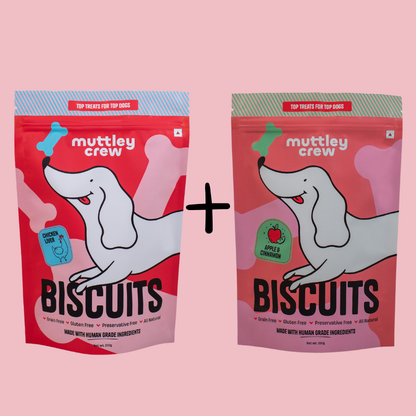 The Sweet & Street Box - Chicken Liver Biscuits + Apple Cinnamon Biscuits