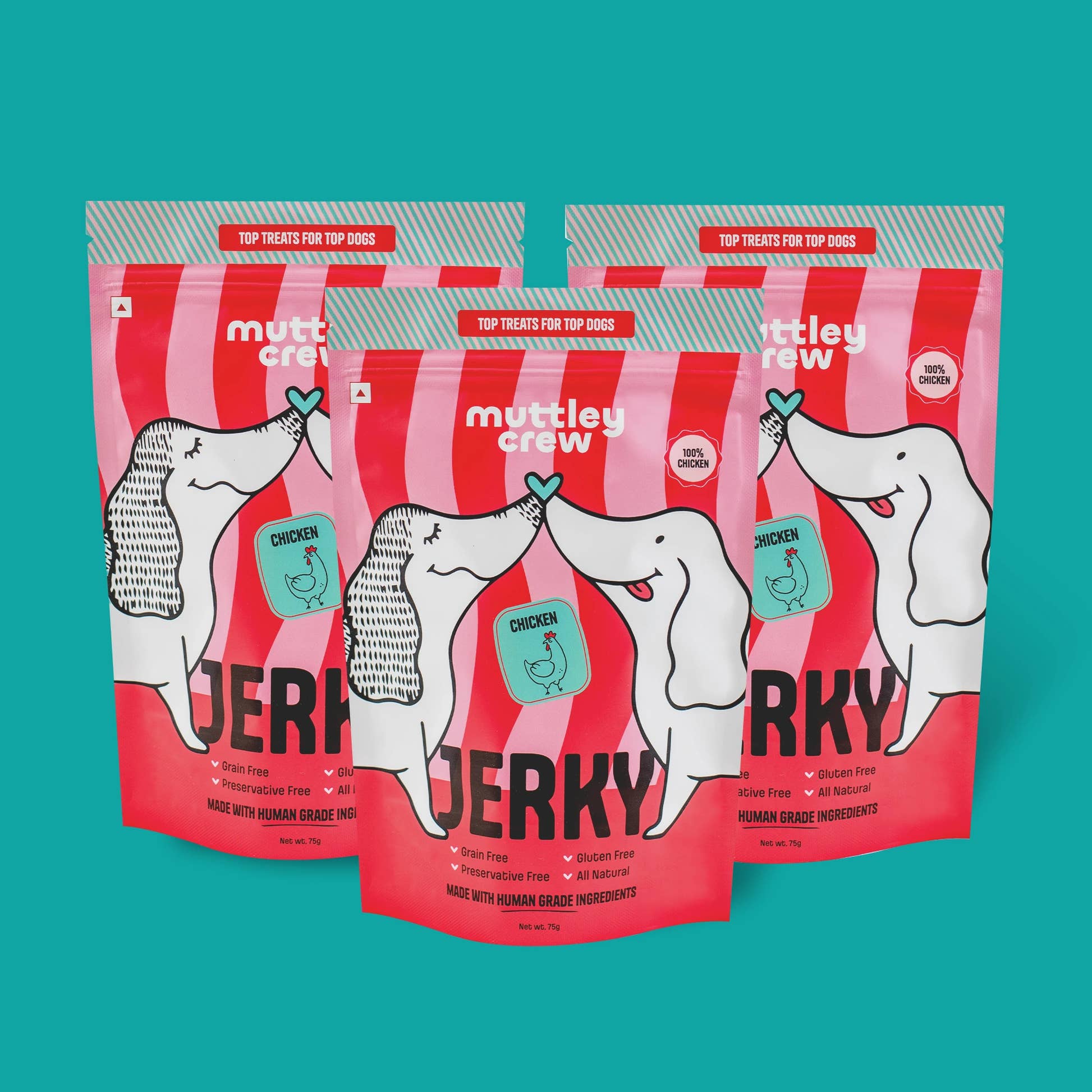 Chicken Jerky - Muttley Crew Pet Treats Private Limited