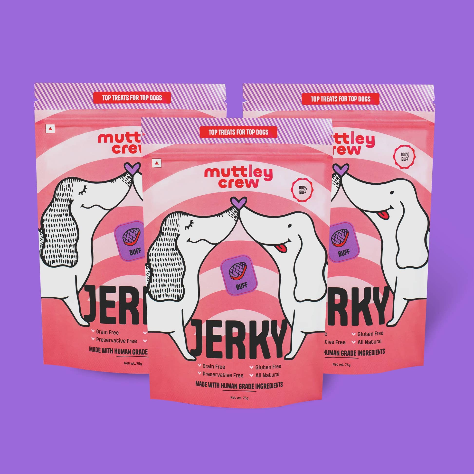Buff Jerky - Muttley Crew Pet Treats Private Limited