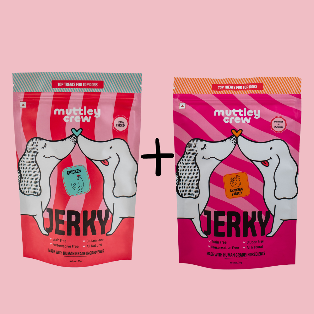 The Cluck Classics - Chicken Jerky + Chicken & Parsley Jerky