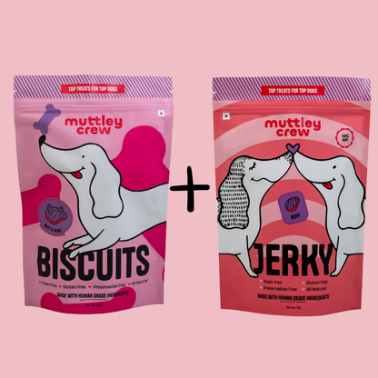 The Buff Buddy Box - Buff & Mint Biscuits + Buff Jerky