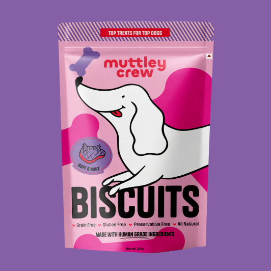 The Buff Stuff-Buff & Mint Biscuits + Buff Lung Jerky