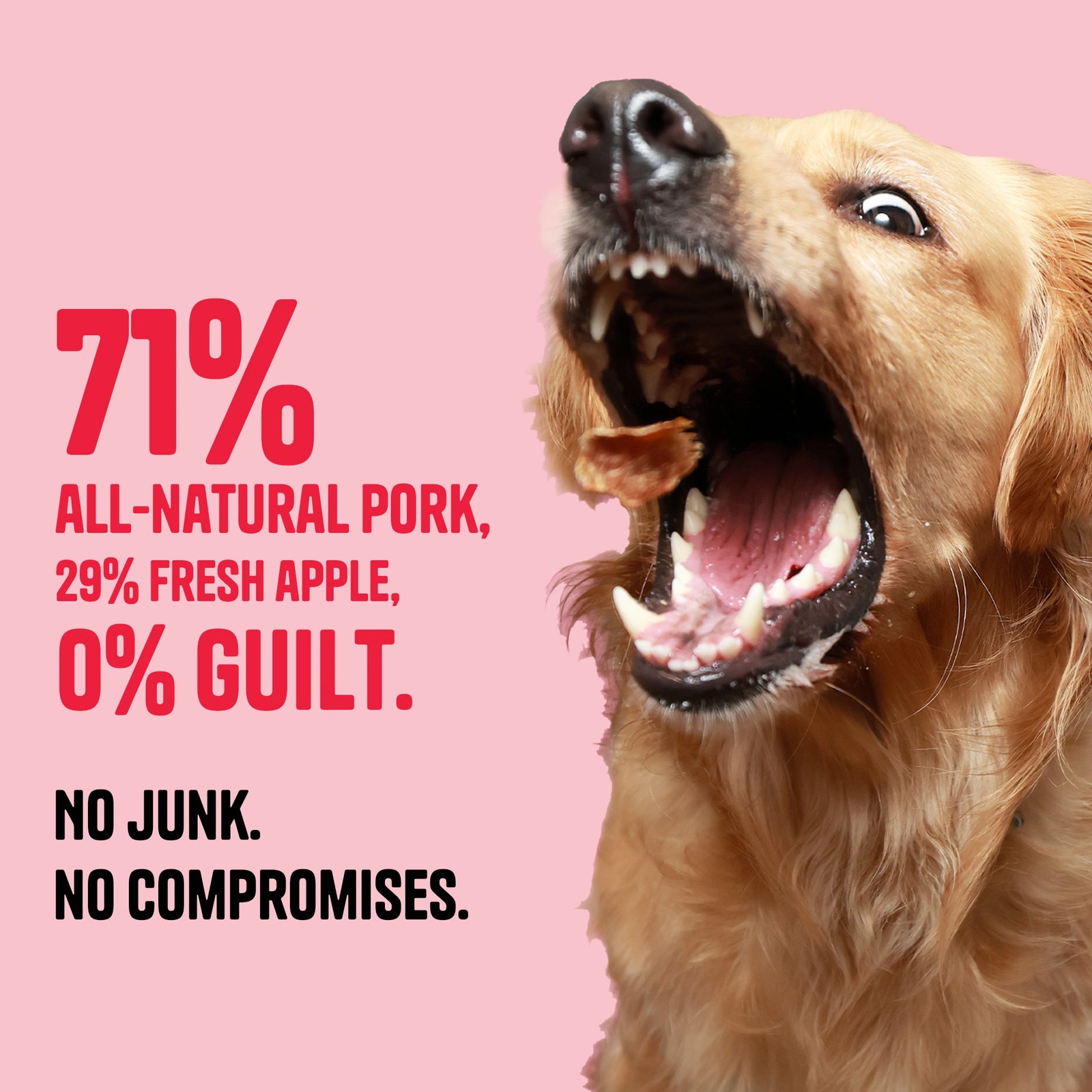Pork & Apple Jerky - Muttley Crew Pet Treats Private Limited