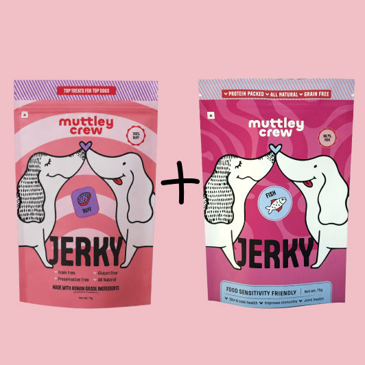 The Surf & Turf Set - Fish Jerky + Buff Jerky