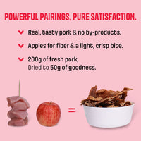 Pork & Apple Jerky - Muttley Crew Pet Treats Private Limited