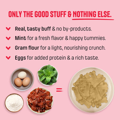 Buff & Mint Biscuits - Muttley Crew Pet Treats Private Limited