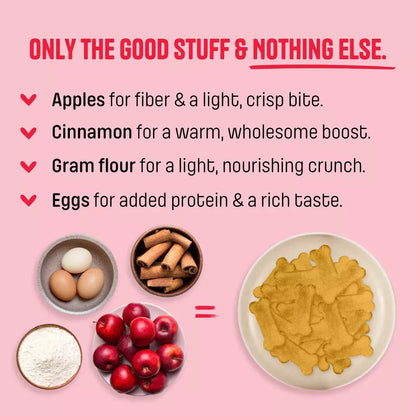 Apple & Cinnamon Biscuits - Muttley Crew Pet Treats Private Limited