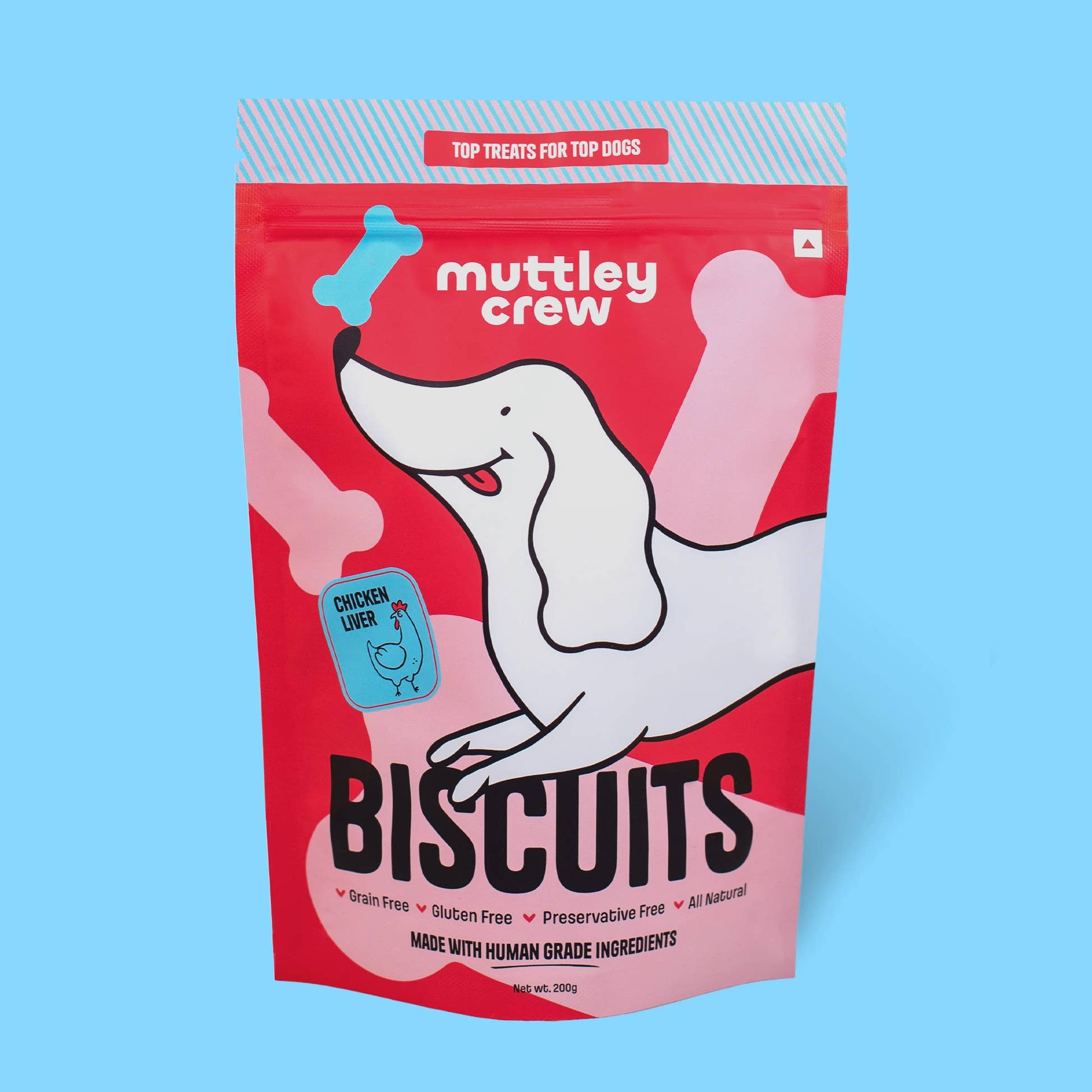 Chicken Liver Biscuits - Muttley Crew Pet Treats Private Limited