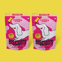 Chicken & Peanut Butter Biscuits - Muttley Crew Pet Treats Private Limited